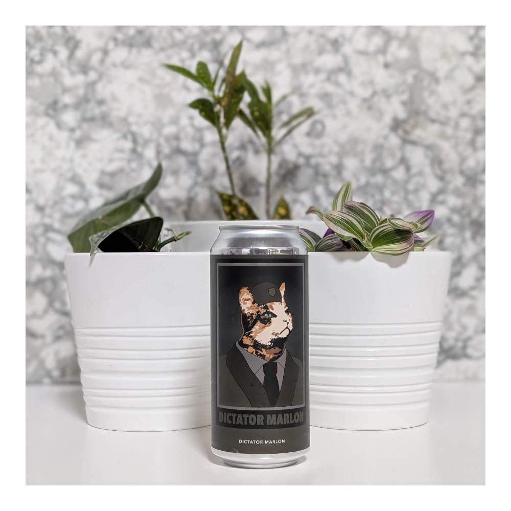 DICTATOR MARLON Hazy Quadruple IPA by Evil Twin Brewing NYC, beer label