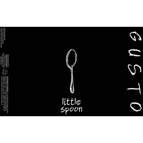 Gusto Little Spoon Oatmeal Stout by Gusto Brewing Co., beer label