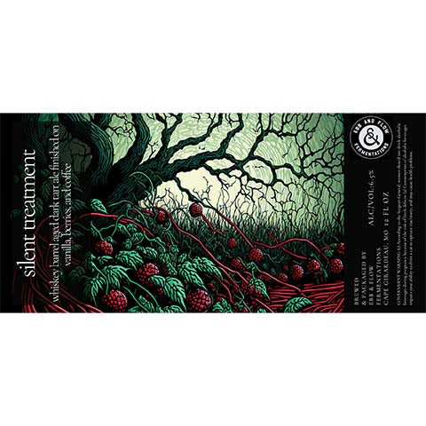 Ebb & Flow Silent Treatment Dark Tart Ale by Ebb & Flow, beer label
