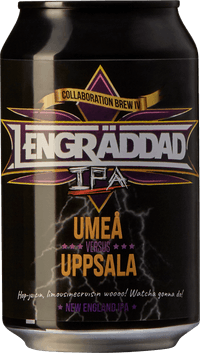 Lengräddad by Bryggverket, beer label