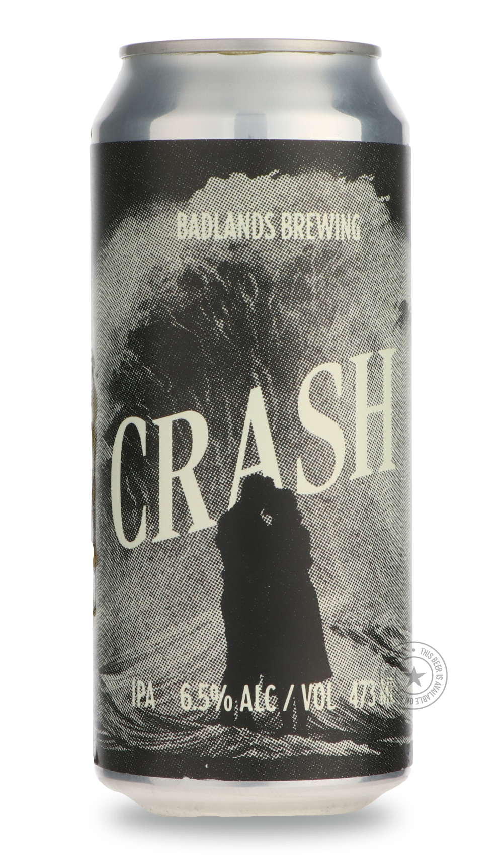 Crash (2026) by Badlands Brewery, beer label