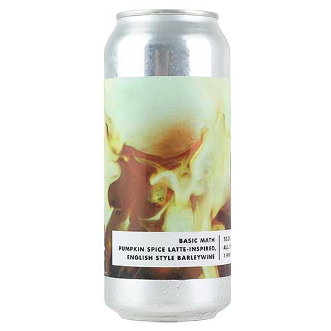 Bottle Logic Basic Math Pumpkin Spice Barleywine by Bottle Logic Brewing, beer label