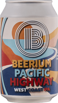 Beerium Pacific Highway by Beerium Kraftölsbryggeri, beer label