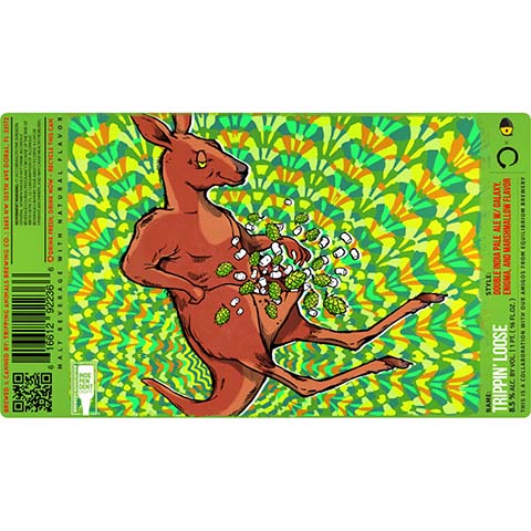 Tripping Animals Trippin' Loose DIPA by Tripping Animals Brewing Co., beer label