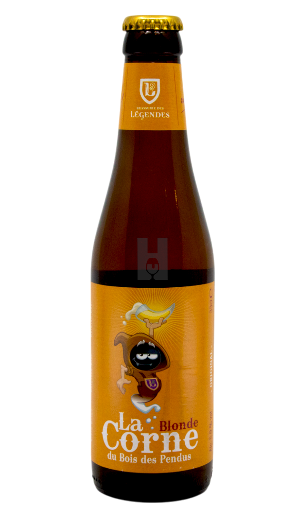 La Corne Blond by Brasserie des Légendes, beer label