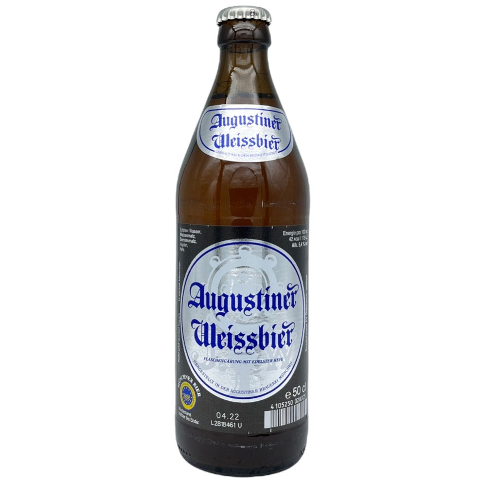 Augustiner Weissbier by Augustiner, beer label