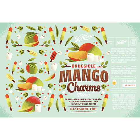 Bruery Bruesicle Mango Charms Sour Ale by The Bruery, beer label