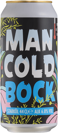 Södra Man Cold Bock by Södra Maltfabriken Brewery, beer label
