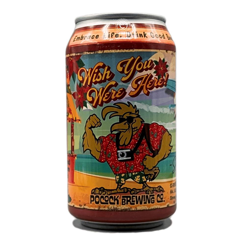 Wish You Were Here Coconut Cream Ale I'm by Pocock Brewing Company, beer label