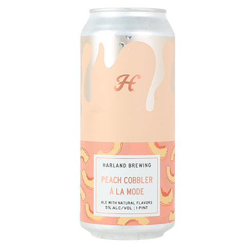 Harland Peach Cobbler A La Mode Sour by Harland Brewing Co, beer label