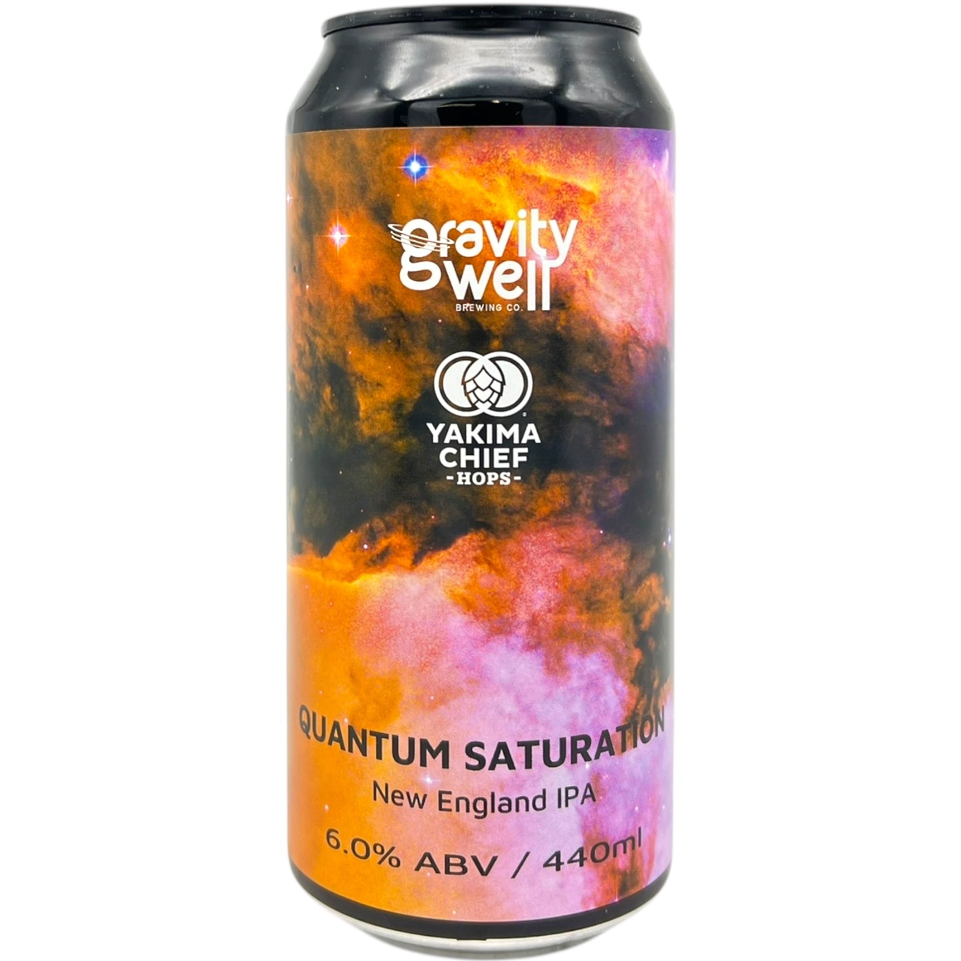 Gravity Well Quantum Saturation by Gravity Well Brewing Co., beer label