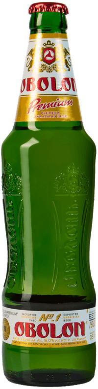 Premium by Obolon Brewery, beer label