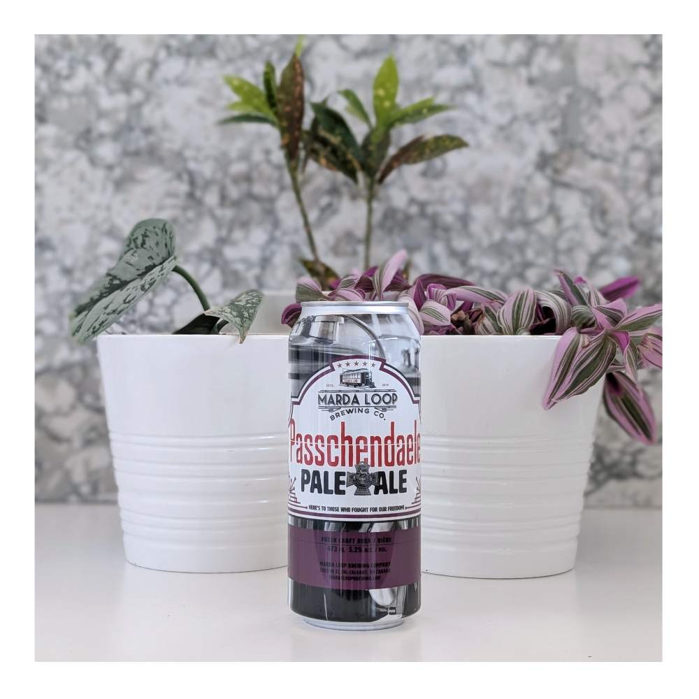Passchendale Pale Ale by Marda Loop Brewing Company, beer label