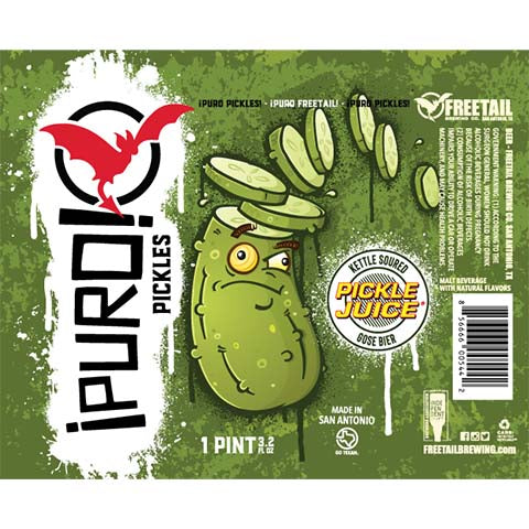 Freetail Kettle Soured Gose Bier by Freetail Brewing Co, beer label