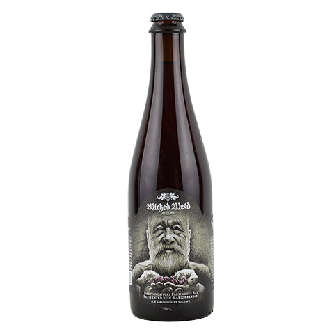Wicked Weed Brettanomyces Farmhouse Ale by Wicked Weed Brewing, beer label
