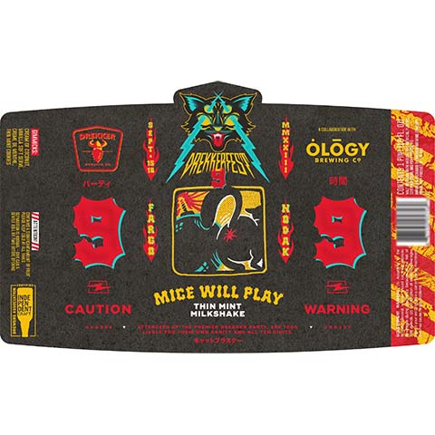 Drekker Mice Will Play - DrekkerFest 9 Release Sour by Drekker Brewing Company, beer label