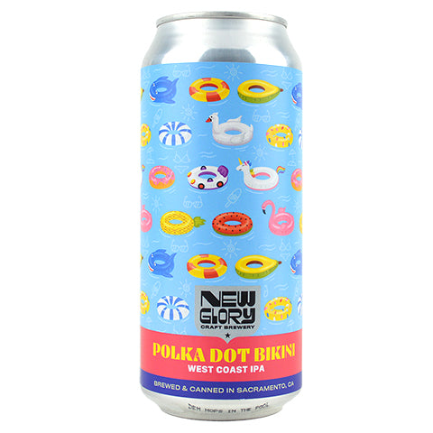 New Glory Polka Dot Bikini West Coast IPA by New Glory Craft Brewery, beer label