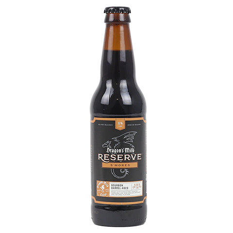 New Holland Dragon’s Milk Reserve: Bourbon Barrel-Aged Stout With Chocolate, Marshmallow, And Graham Cracker (2022-3) by New Holland Brewing Co, beer label