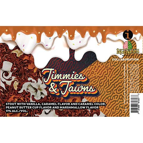 Imprint Beer Jimmies & Jawns Stout by Imprint Beer Company, beer label