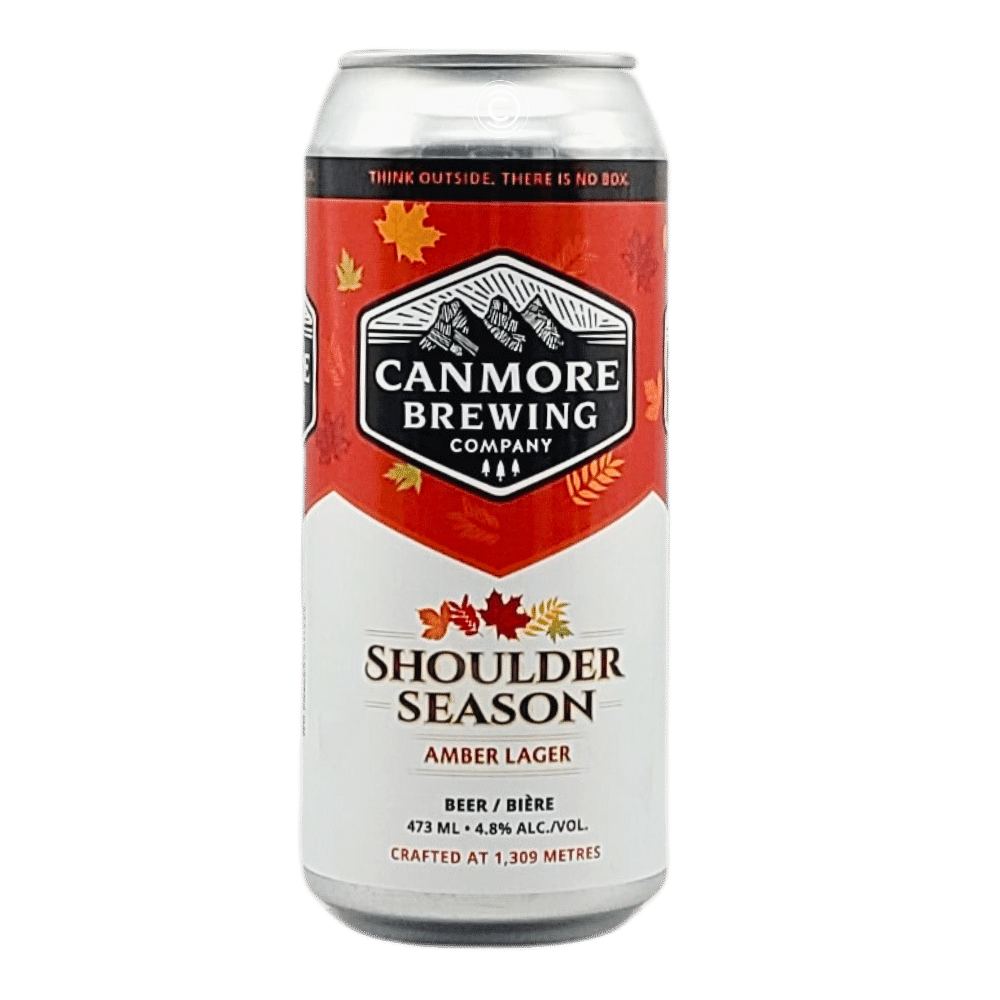 Shoulder Season Amber Ale by Canmore Brewing Company, beer label