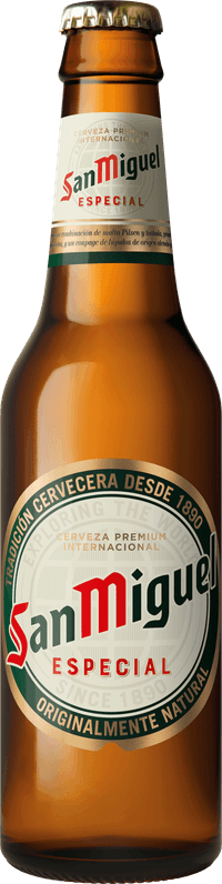 San Miguel by San Miguel, beer label