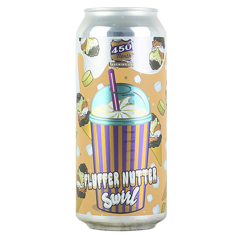 450 North Fluffer Nutter Swirl Slushy XXL Sour by 450 North Brewing Company, beer label