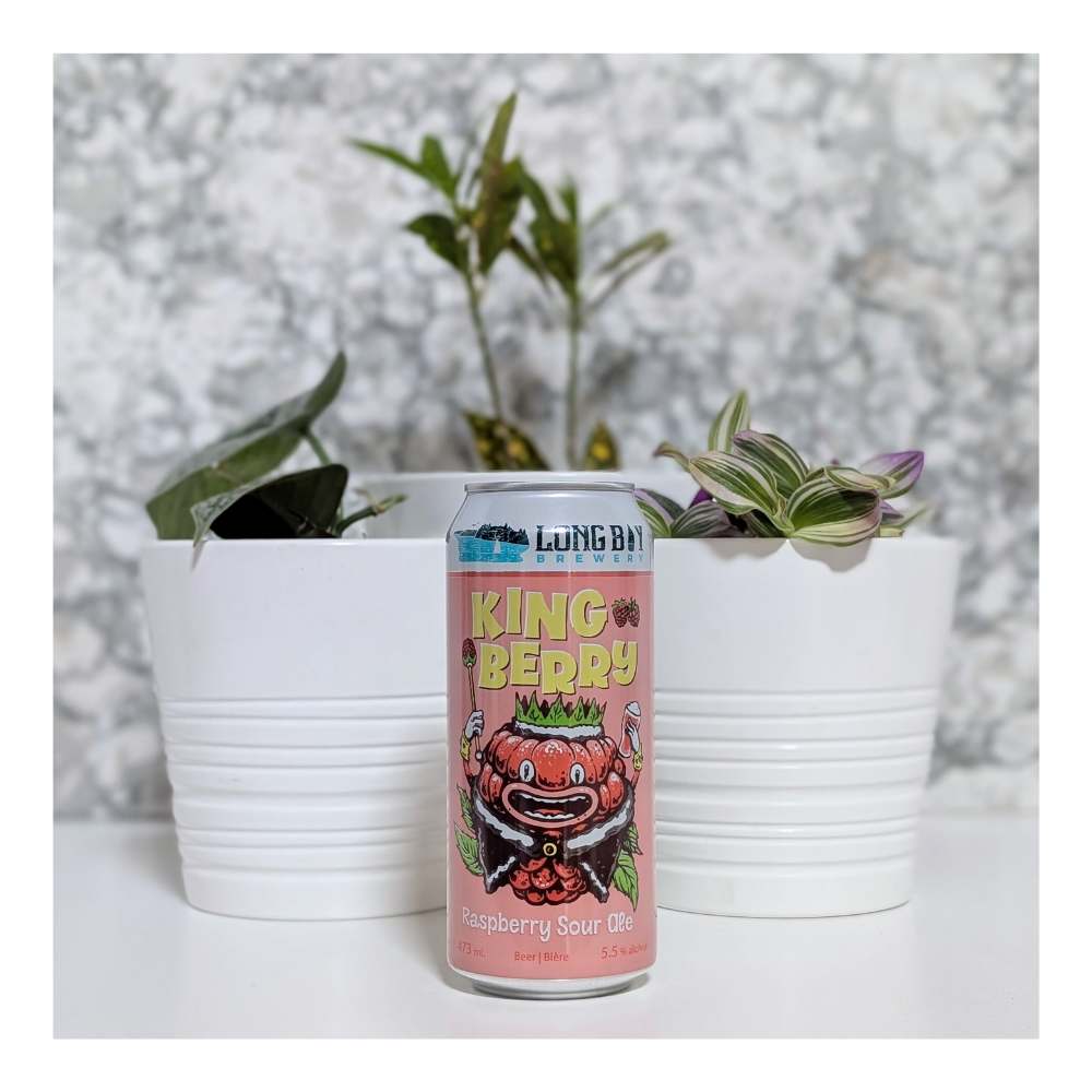 King Berry Raspberry Sour by Long Bay Brewery, beer label