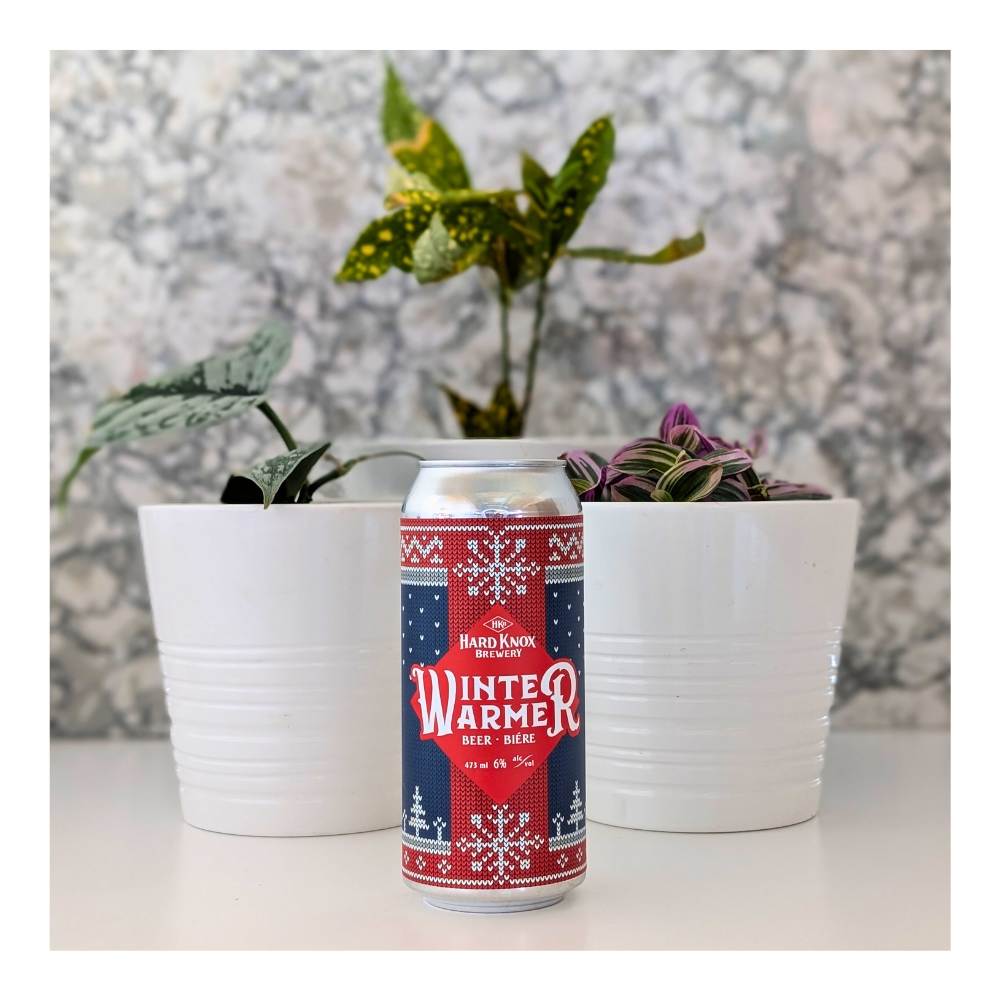 Winter Warmer by Hard Knox Brewing, beer label