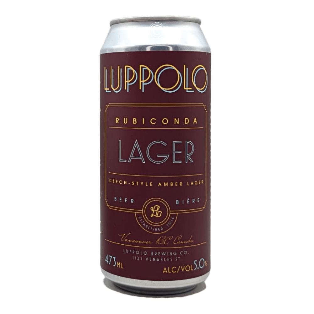Co. Rubiconda Czech Amber Lager by Luppolo Brewing Co, beer label