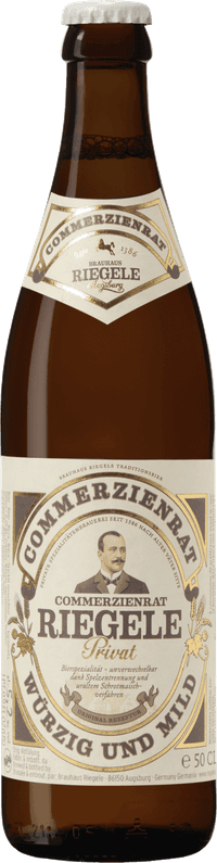 Riegele Commerzienrat Privat by Brauhaus Riegele, beer label