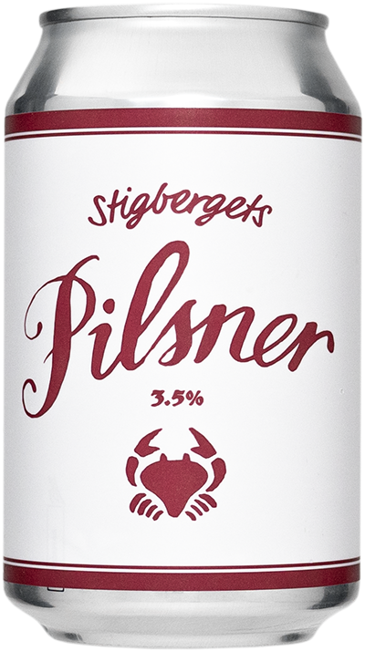 Folkpils by Stigbergets Bryggeri, beer label