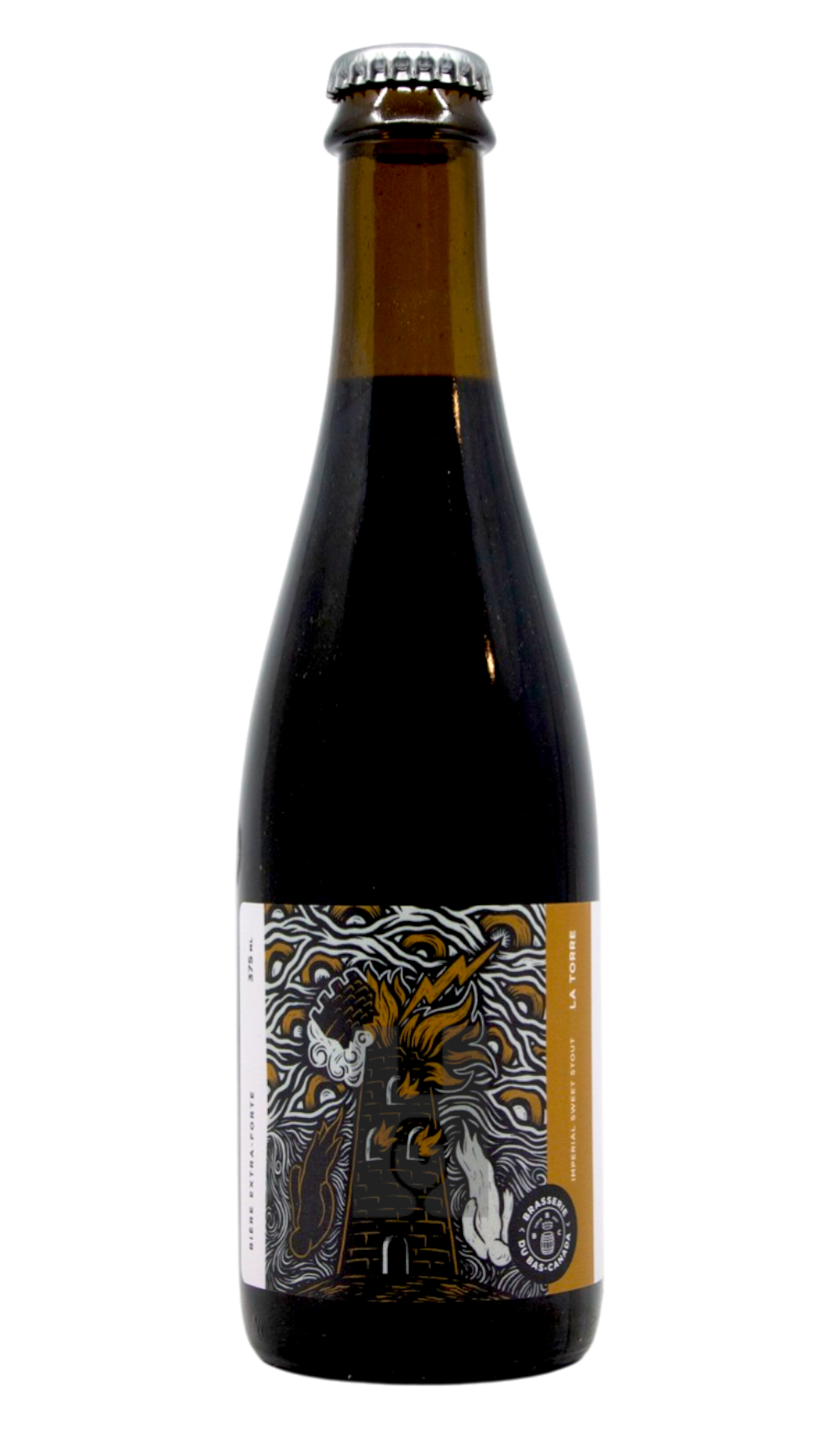Brasserie du Bas La Torre by Brasserie du Bas-Canada, beer label