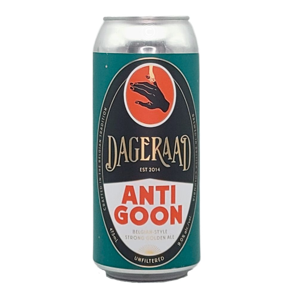 Antigoon Belgian Golden Strong Ale by Dageraad Brewing, beer label