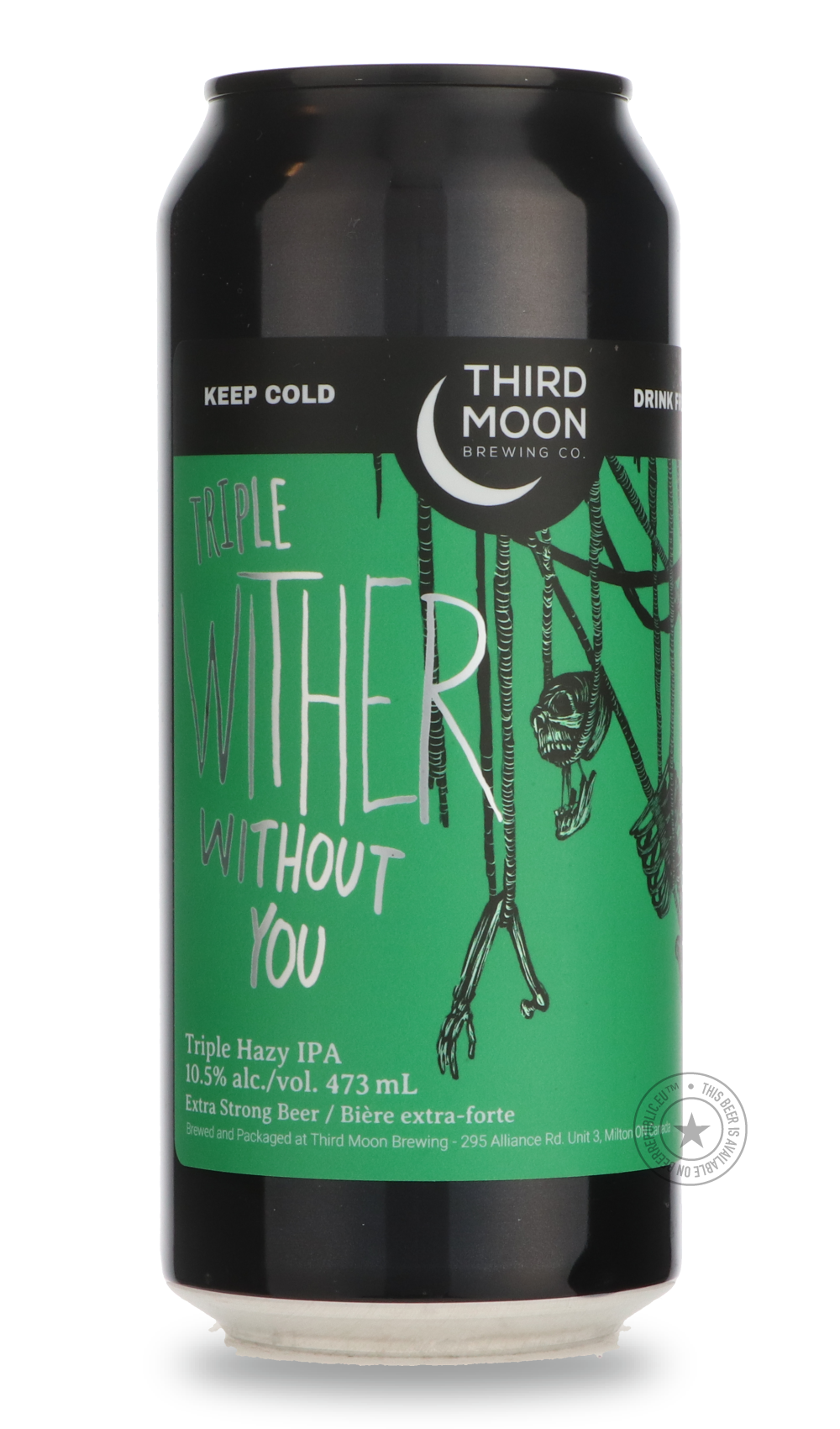 Triple Wither Without You by Third Moon, beer label