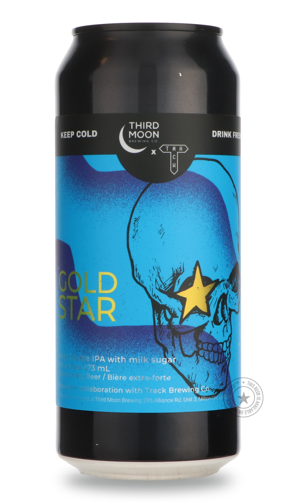 Gold Star / Track by Third Moon, beer label