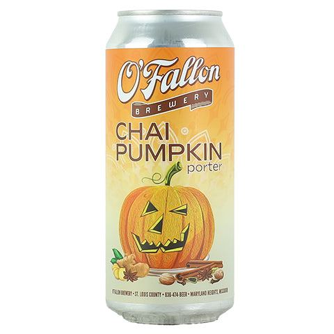 O'Fallon Chai Pumpkin Porter by O'Fallon Brewery, beer label