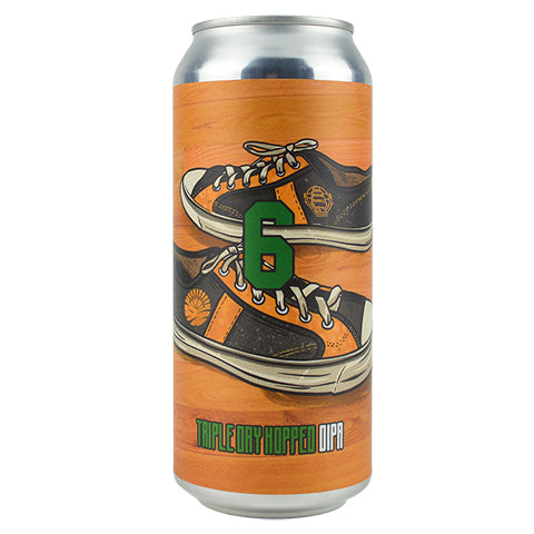Vitamin Sea/Mast Landing 6 Triple Dry Hopped Double Hazy IPA by Vitamin Sea Brewing, beer label