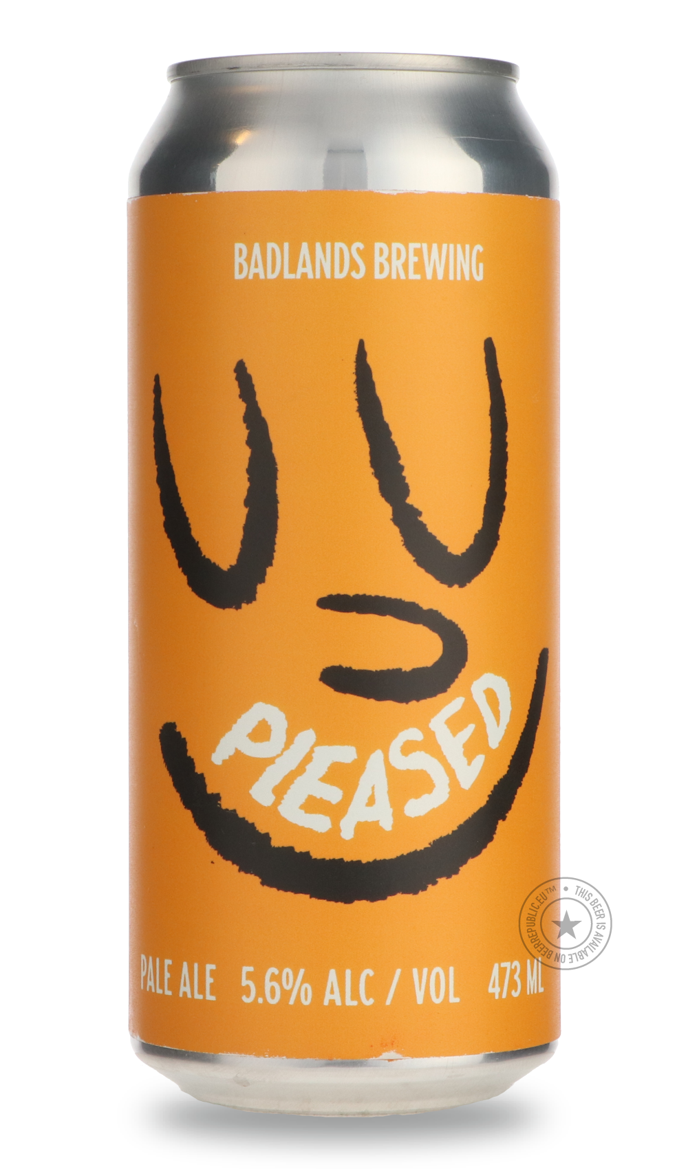Pleased by Badlands Brewery, beer label
