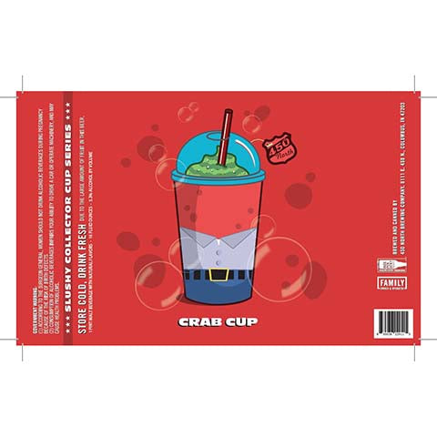 450 North Crab Cup by 450 North Brewing Company, beer label