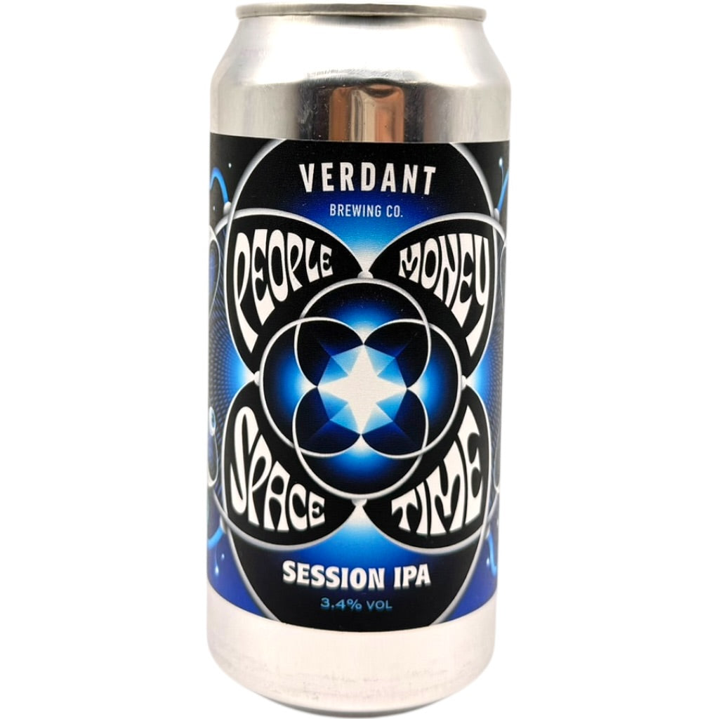 Verdant People, Money, Space, Time by Verdant Brewing Co, beer label