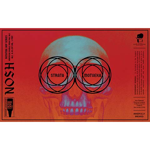 Nosh: Strata & Motueka American DIPA by Twin Elephant Brewing Company, beer label