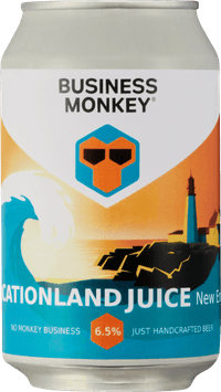 Vacationland Juice by Business Monkey Brewing, beer label
