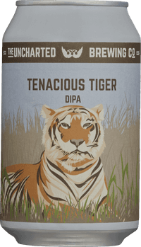 Tenacious Tiger by The Uncharted Brewing Company, beer label