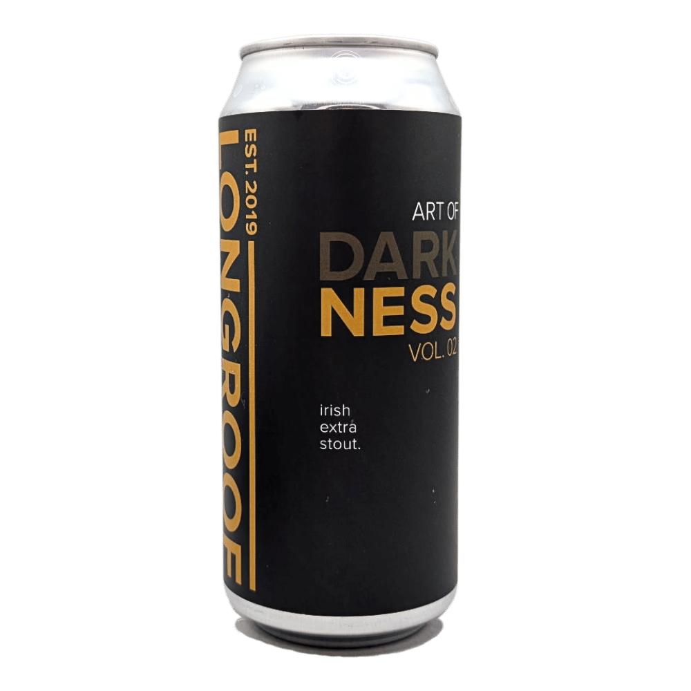 Art of Darkness Vol. 2 Irish Extra Stout by Longroof Brewing, beer label