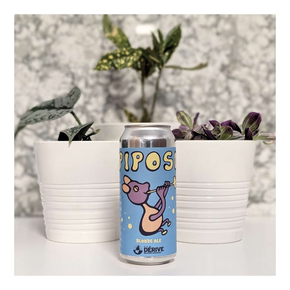 Artisanale Piposip Blonde Ale by A La Derive Brasserie Artisanal, beer label