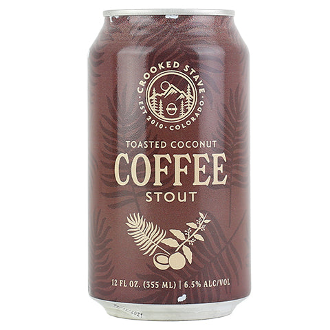 Crooked Stave Toasted Coconut Coffee Stout by Crooked Stave Artisan Beer Project, beer label