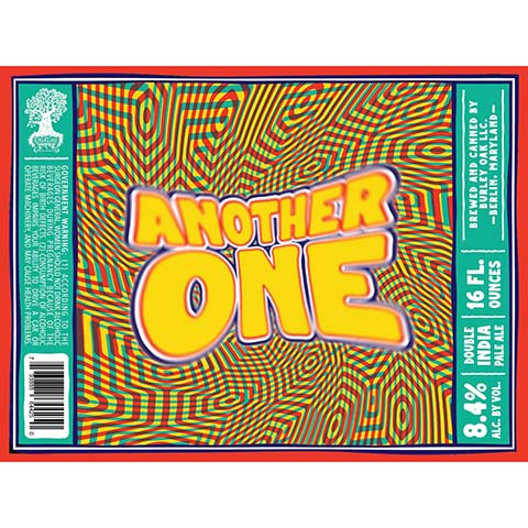 Burley Oak Another One DIPA by Burley Oak Craft Brewery, beer label