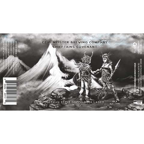Czig Meister Chieftains Covenant Lager by Czig Meister Brewing Co., beer label