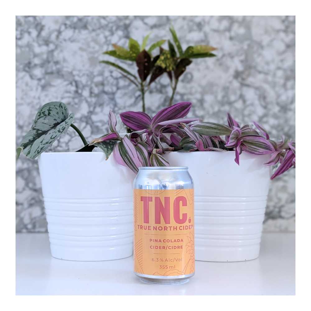 Pina Colada Cider by True North Cider, beer label