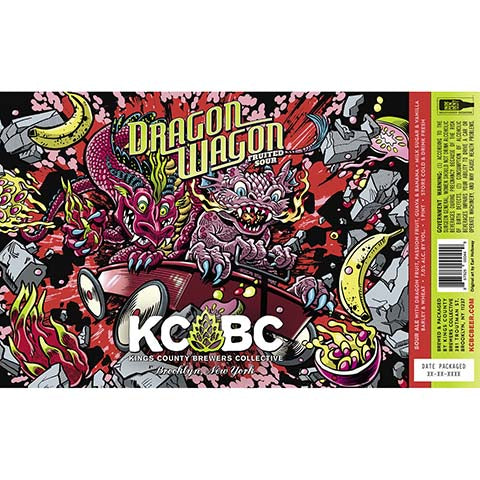 Kings County Brewers Collective Dragon Wagon Fruited Sour by Kings County Brewers Collective, beer label